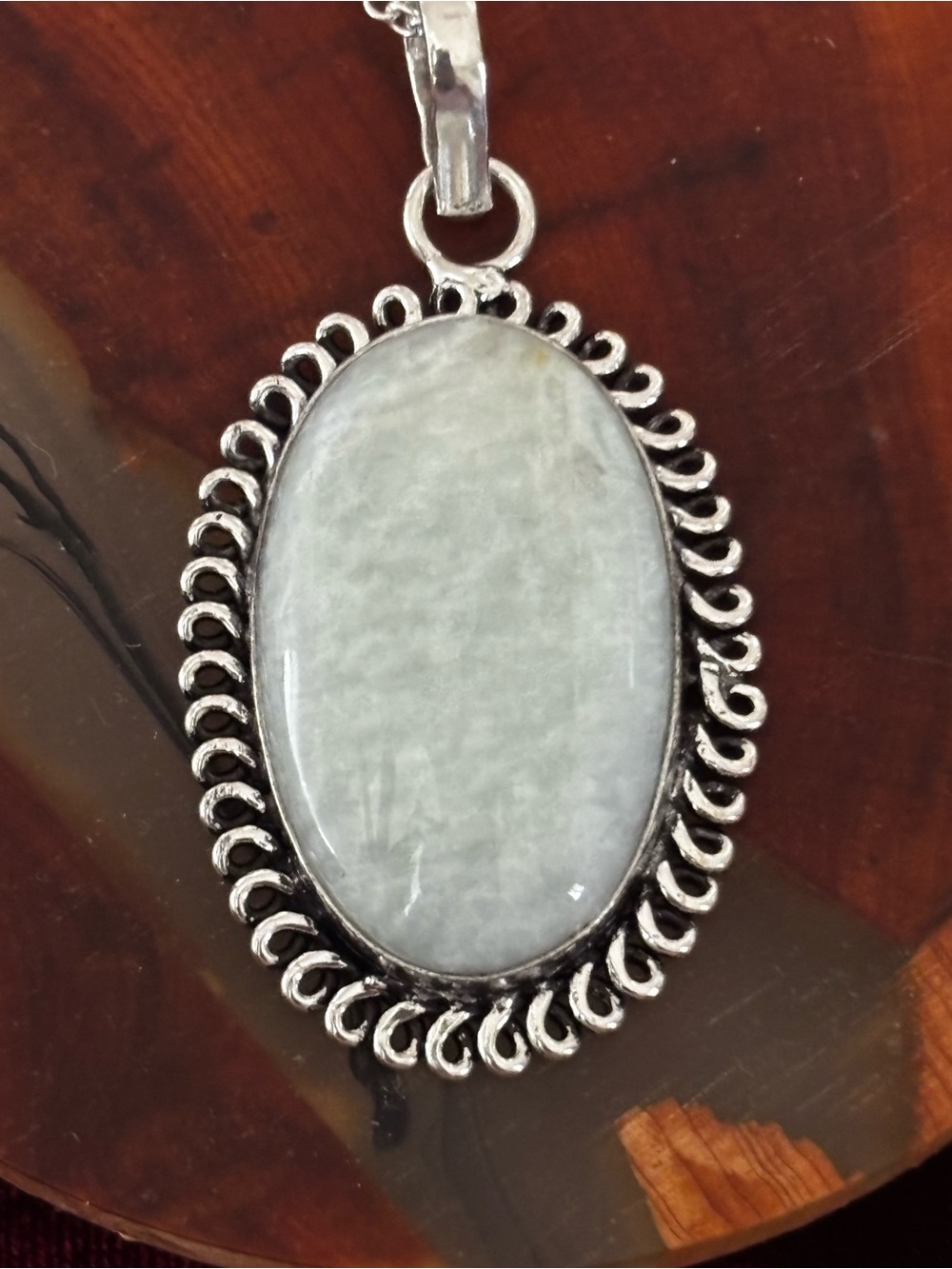 Artesian, handcrafted, sterling silver necklace